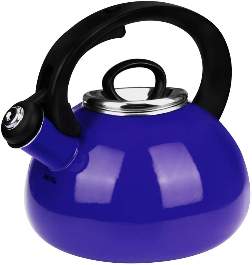 Whistling Tea Kettles, AIDEA 2 Quart Ceramic Tea Kettle for Stovetop