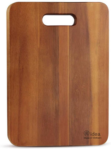 Aidea Wood Cutting Board, Cutting Boards for Kitchen Wood with Handle Large 16x12x0.75Inch