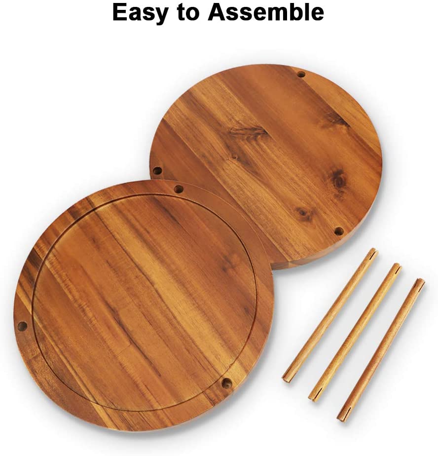 Acacia Wood Lazy Susan