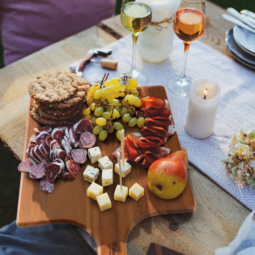 AIDEA Acacia Wood Cutting Board with handle