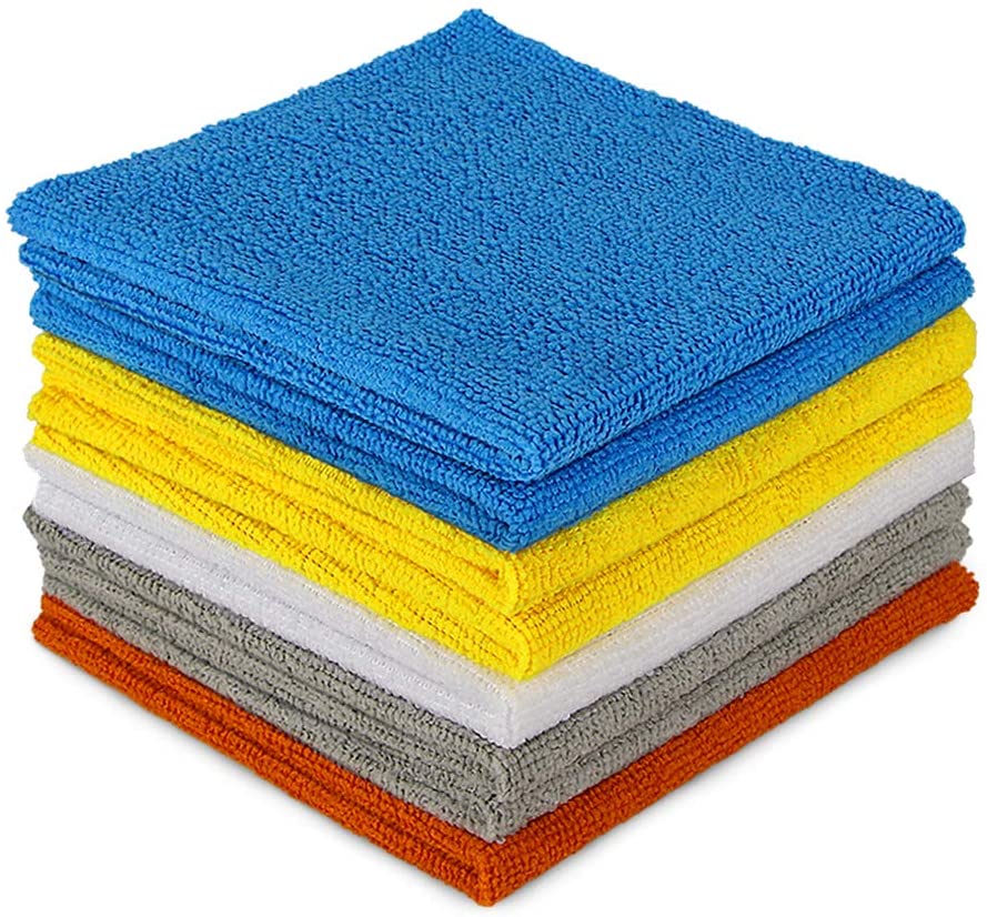 AIDEA Microfiber Cleaning Cloths, All-Purpose Softer Highly Absorbent, Lint Free - Streak Free Wash Cloth for House, Kitchen, Car, Window, Gifts