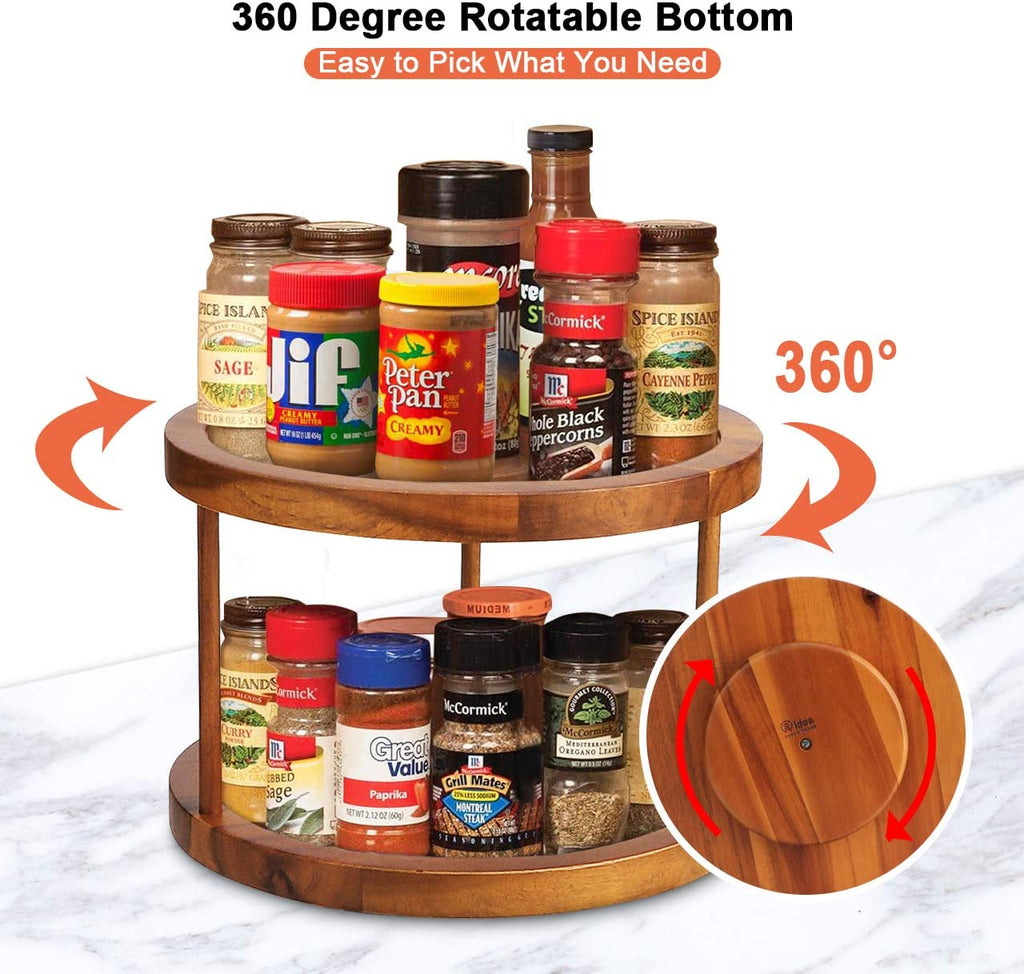 Acacia Wood Lazy Susan