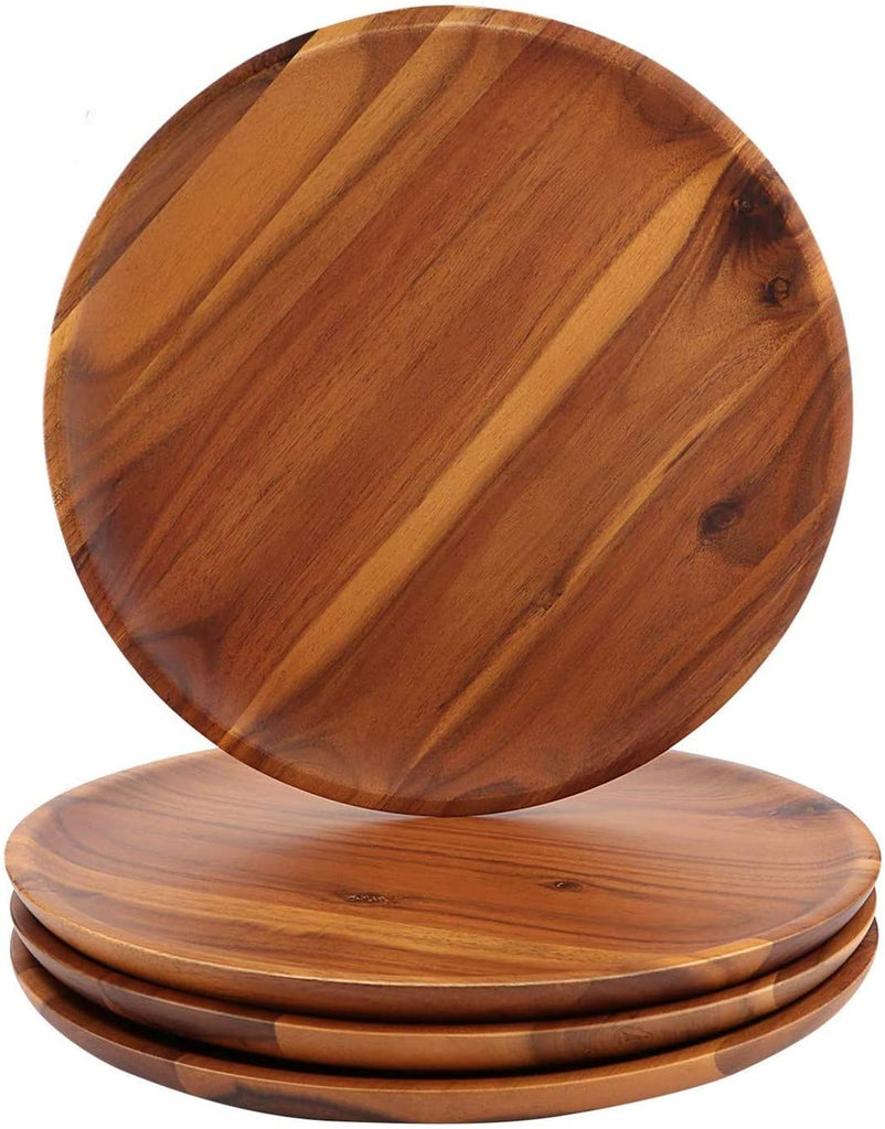 Acacia Wood Dinner Plates