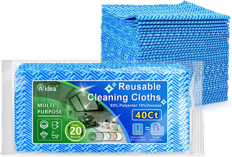 Aidea Cleaning Wipes, Multi-Purpose Towel Reusable Cleaning Cloths, Domestic Cleaning Wipes, Cleaning Towels, Dish Cloths
