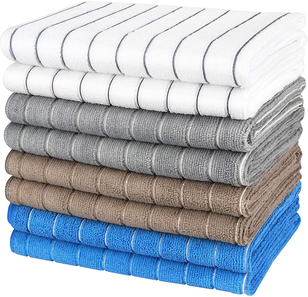 AIDEA Microfiber Dish Cleaning Cloths Softer Highly Absorbent, Lint Free Streak Free for House, Kitchen, Car, Window Gifts