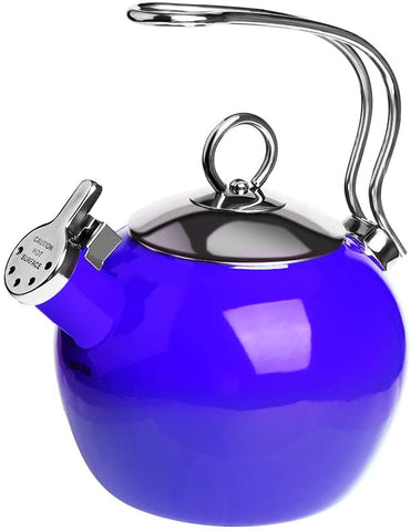 AIDEA Tea Kettle,1.7 Quart Whistling Enamel-on-Steel Tea Kettle for Stovetop…