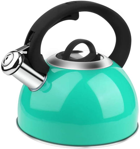 AIDEA Tea Kettle, 2 Quart Whistling Stainless Steel Tea Kettle for Stovetop…