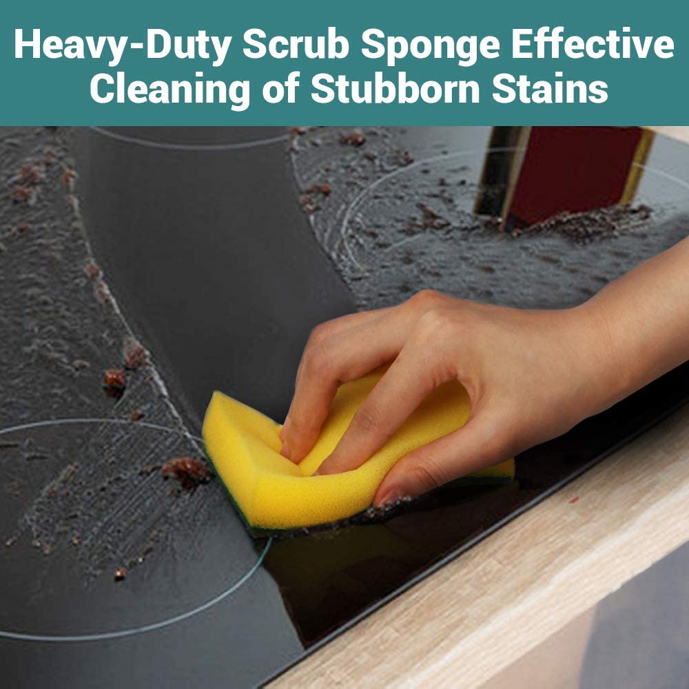 AIDEA Heavy Duty Scrub Sponge-24Count, Sponges for Dishes, Heavy