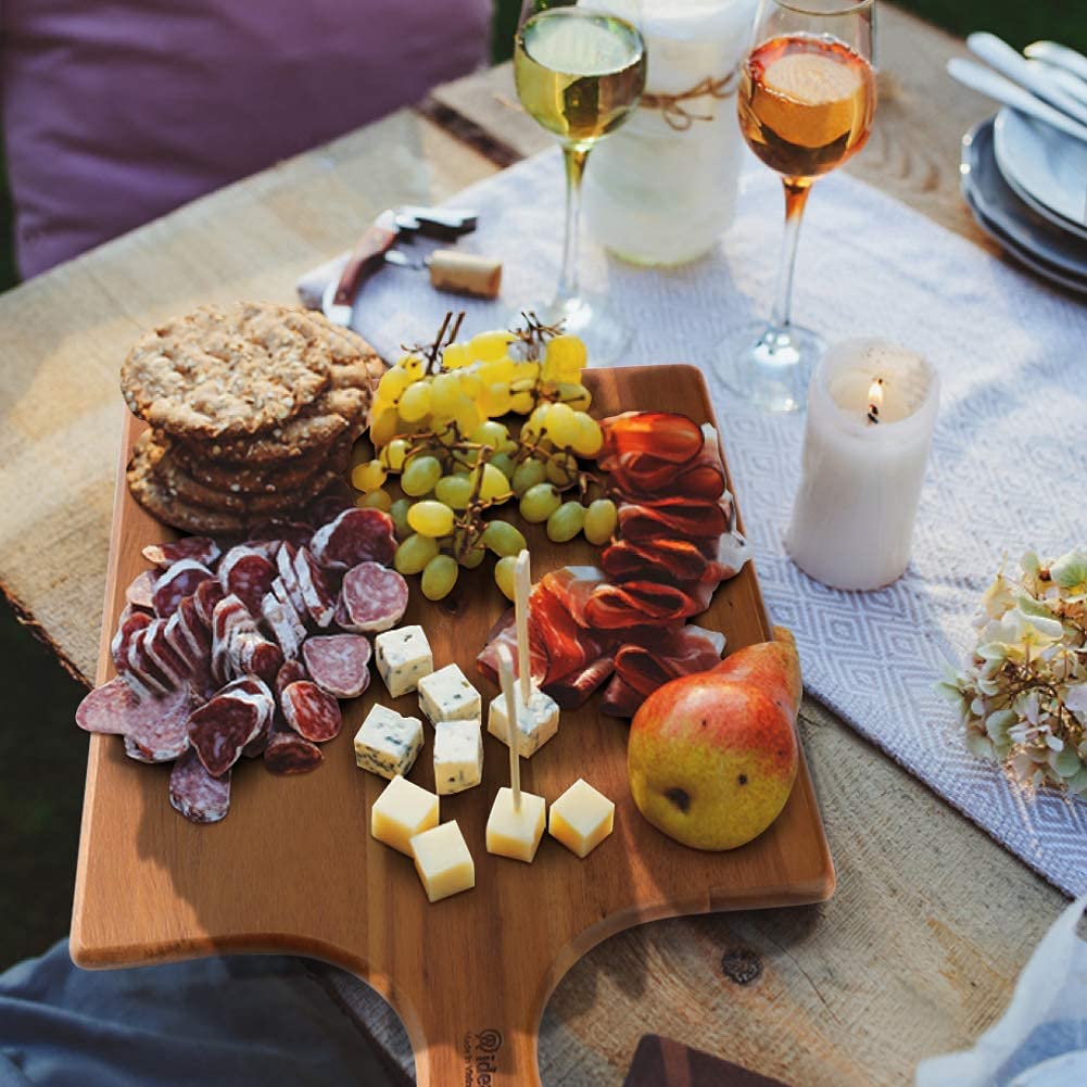 AIDEA Wood Cutting Board with Handle